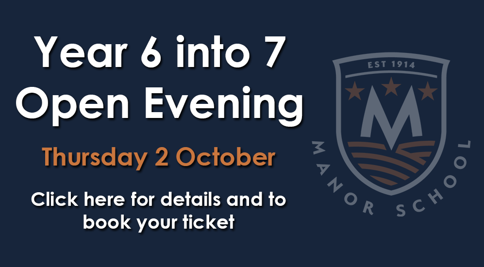 Manor School advert